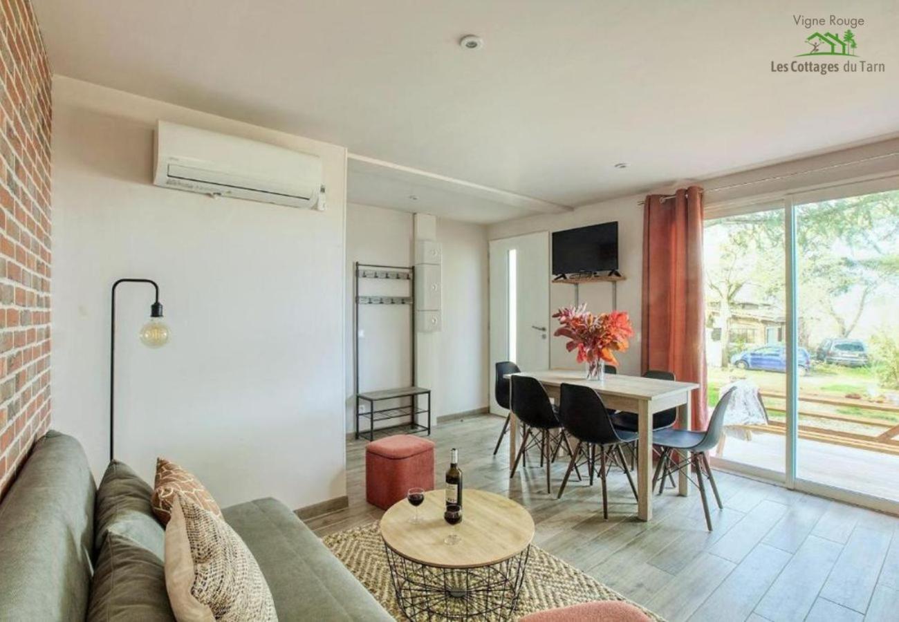 Le Cottage Nature Vigne Rouge Sauna Gaillac Entre Albi-Toulouse & Les Cottages Du Tarn Brens  Bagian luar foto